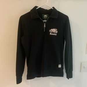 Roots half zip sweater